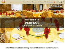 Tablet Screenshot of perfectchineserestaurant.com